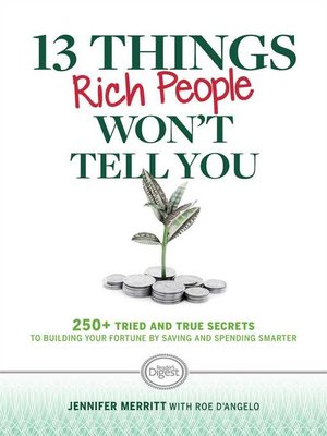 cover image of 13 Things Rich People Won't Tell You